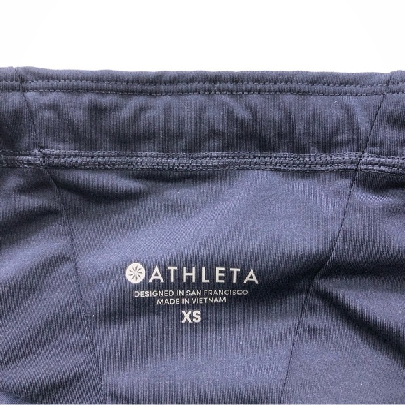 Athleta Spar Colorblock 7/8 Tight Navy Black Olive Grey size XS 405455 - Picture 7 of 10
